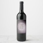 自分で完全に作成すカスタマイズる ワインラベル (正面)