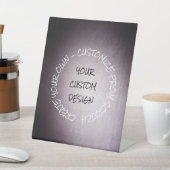 自分で完全に作成すカスタマイズる 台座サイン (インサイチュ)