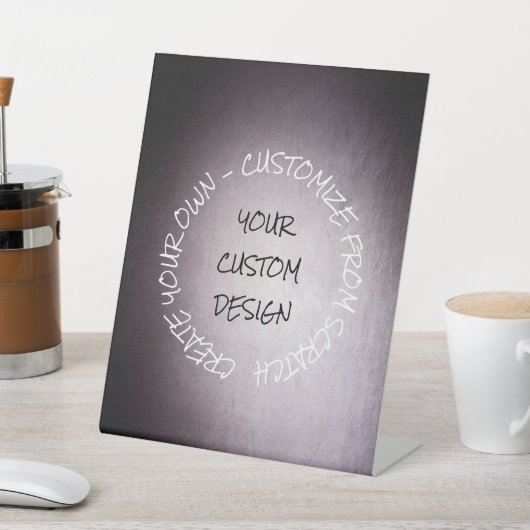 自分で完全に作成すカスタマイズる 台座サイン (インサイチュ)