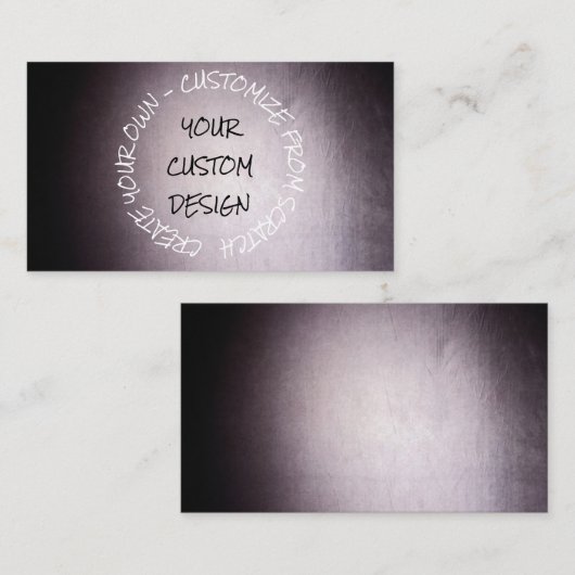 自分で完全に作成すカスタマイズる 名刺 (正面/裏面)