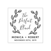 自分で完璧なブレンド植物体を作結婚る ラバースタンプ (インプリント)