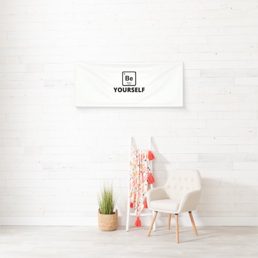 自分で定期表の標語になる 横断幕 (インサイチュ)