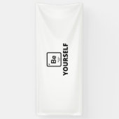 自分で定期表の標語になる 横断幕 (縦)