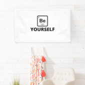 自分で定期表の標語になる 横断幕 (インサイチュ)