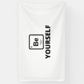 自分で定期表の標語になる 横断幕 (縦)