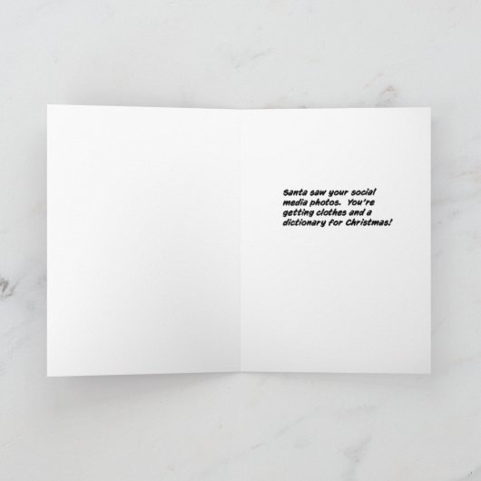 自分で小妖精や小人 カード (内部)