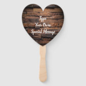 自分で屋外素朴に結婚作る ハンドファン (正面)