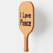 自分で平和を愛し、人生を大きく生きる ピックルボールラケット (左)