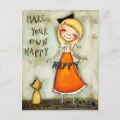 自分で幸せにする – はがき (正面)