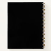 自分で建てる 8.5" x 11" プランナー/ ノートブック (裏面)