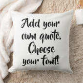 自分で引用文 パーソナライズされた クッション (ブランケット)