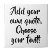 自分で引用文 パーソナライズされた タイル (正面)