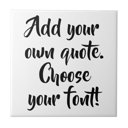 自分で引用文 パーソナライズされた タイル (正面)