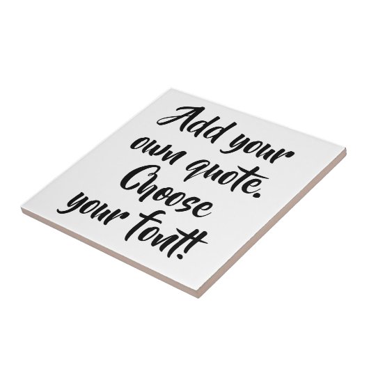 自分で引用文 パーソナライズされた タイル (側面)