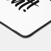 自分で引用文 パーソナライズされた デスクマット (コーナー)