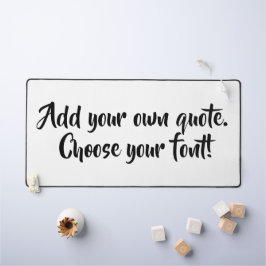 自分で引用文 パーソナライズされた デスクマット