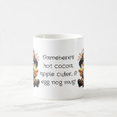 自分で愛らしい魔法のクリスマス格言を作る モーフィングマグカップ (中央)