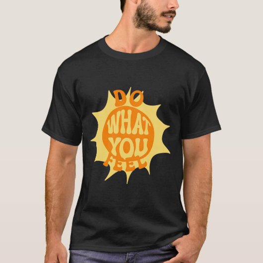 自分で感じする Tシャツ (正面)