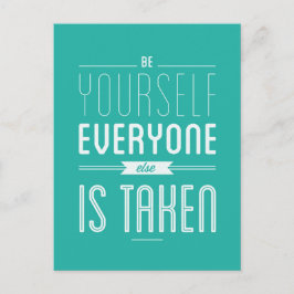 自分で感動的引用文はがき ポストカード