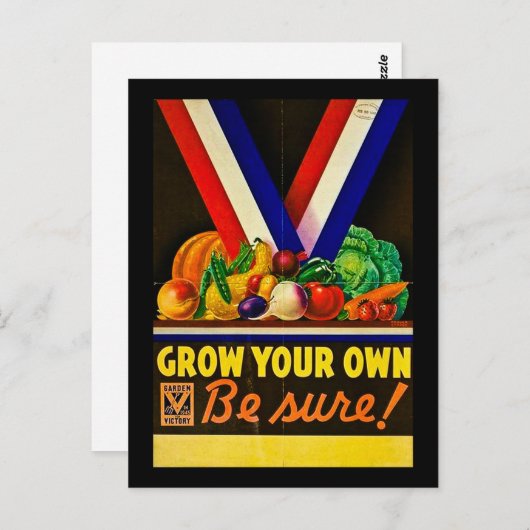 自分で成長する ポストカード (正面/裏面)