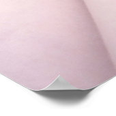 自分で手を癒すカスタマイズ赤いハート ポスター (角)