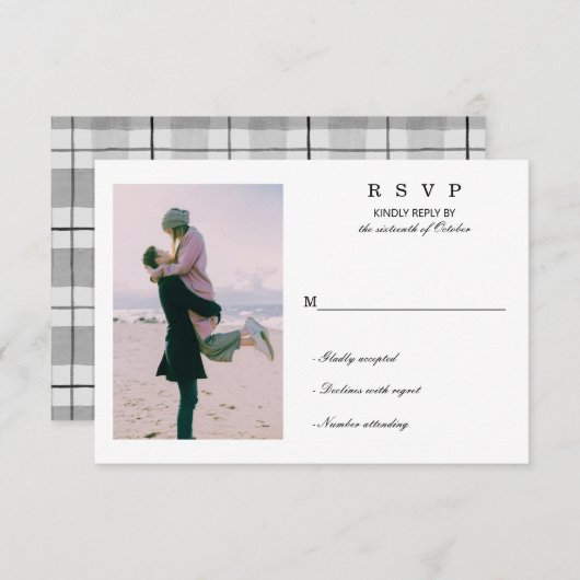 自分で手書き写真を追加しまパーソナライズされたす 出欠カード (正面/裏面)