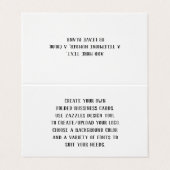 自分で折り畳んだカスタマイズビジネスカードを作成する 名刺 (外部フラット)