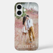 自分で撮った写真スカスタムクリモダンプトLOVEの作成 Case-Mate iPhoneケース (裏面)