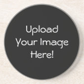 自分で撮った砂岩コースター（ラウンド）のアップロード コースター (正面)