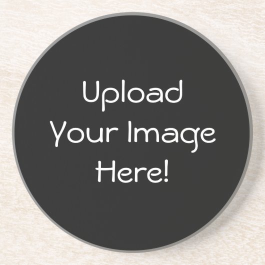 自分で撮った砂岩コースター（ラウンド）のアップロード コースター (正面)