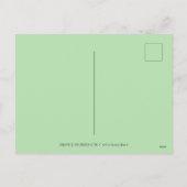 自分で撮った素敵な不気味なゾンビの花嫁介添人 シーズンポストカード (裏面)