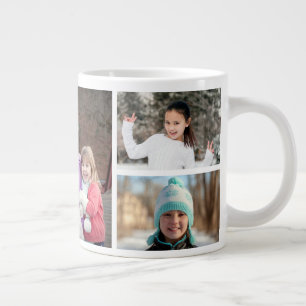 自分で撮った5枚の写真付きコーヒーマグを追加 ジャンボコーヒーマグカップ