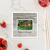 自分で新しいホーム引っ越し祝いパーティーパーティーを作成 スタンダードカクテルナプキン (インサイチュ)