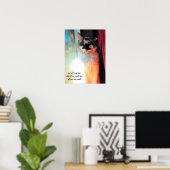 自分で日没の俳句を手に入れる ポスター (ホームオフィス)