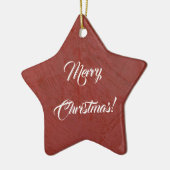 自分で楽しいクリスマスレッドを作イタリアン成 セラミックオーナメント (左)