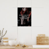 自分で欲しい – 女性のジムやる気を起こさせる ポスター (キッチン)