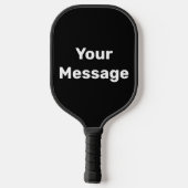 自分で白黒文字テンプレート ピックルボールラケット (裏面)