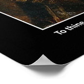 自分で真実を持つ ポスター (角)