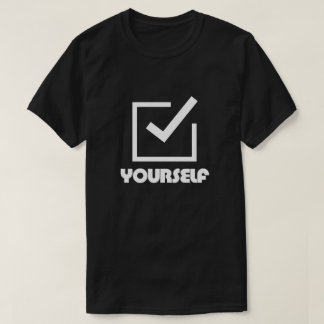 自分で確認 Tシャツ