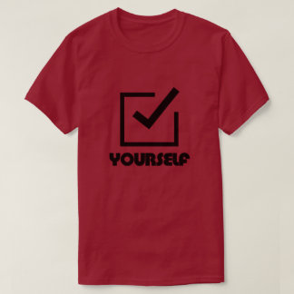 自分で確認 Tシャツ