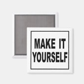 自分で磁石を作カスタムる マグネット (正面/裏面)