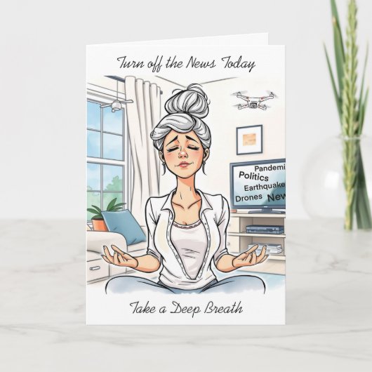 自分で練習す気にる | ヨガレディ カード (正面)