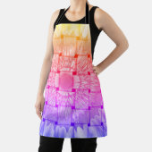 自分で織り上げカラフルる エプロン (インサイチュ)