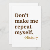 自分で繰り返すな サンキューカード (正面/裏面)