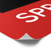 自分で羽を広げろアヒルの写真 ポスター (角)