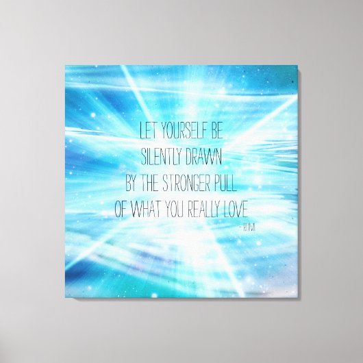 自分で考え描る キャンバスプリント (正面)