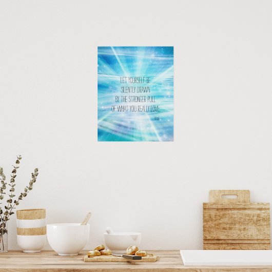 自分で考え描る ポスター (キッチン)