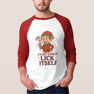 自分で舐めるわけじゃないラグランTシャツ Tシャツ