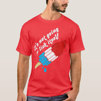 自分で舐めるわけじゃない Tシャツ
