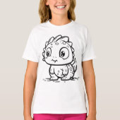 自分で色をつけろ！ Tシャツ (正面)